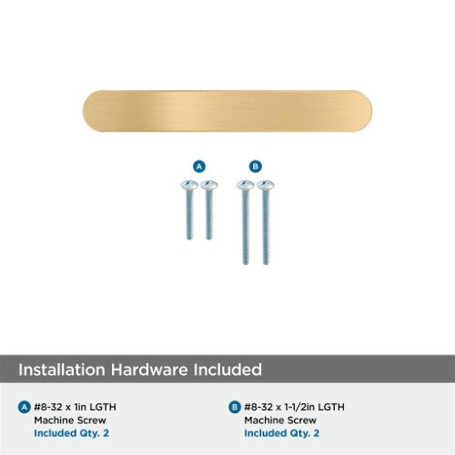 Rift Zinc Champagne Bronze Cabinet Pull 8