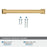 Appoint Zinc Champagne Bronze Cabinet Pull 37