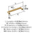 Balata Zinc Champagne Bronze Cabinet Pull 13
