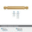 Ballard Zinc Champagne Bronze Cabinet Pull 20