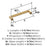 Ballard Zinc Champagne Bronze Cabinet Pull 13