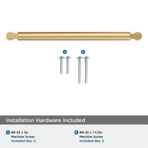 Balon Zinc Champagne Bronze Cabinet Pull 24