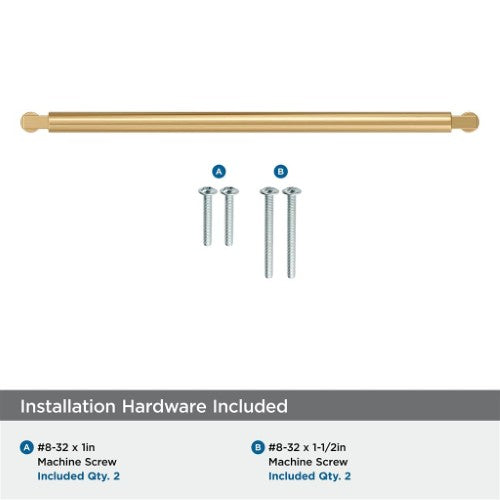 Balon Zinc Champagne Bronze Cabinet Pull 18
