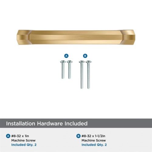 Bellamy Zinc Champagne Bronze Cabinet Pull 18