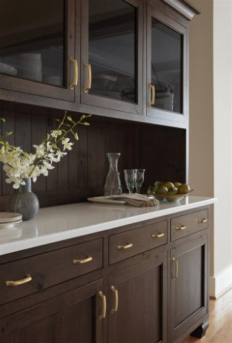 Bellamy Zinc Champagne Bronze Cabinet Pull 27