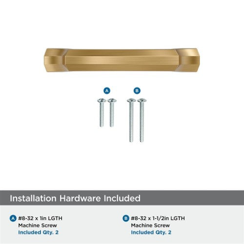 Bellamy Zinc Champagne Bronze Cabinet Pull 17