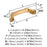 Bellamy Zinc Champagne Bronze Cabinet Pull 13