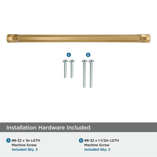 Bellamy Zinc Champagne Bronze Cabinet Pull 20