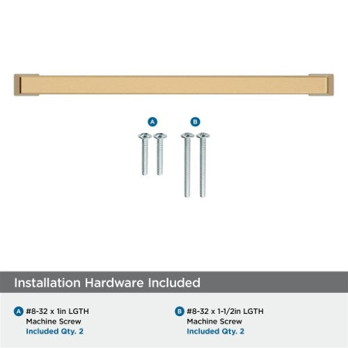 Blackrock Zinc Champagne Bronze Cabinet Pull 21