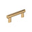 Bronx Zinc & Stainless Steel Champagne Bronze Cabinet Pull 3