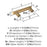 Bronx Zinc & Stainless Steel Champagne Bronze Cabinet Pull 9