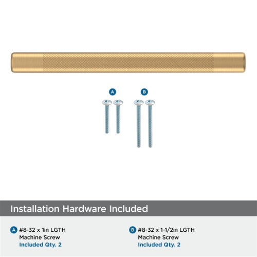 Bronx Zinc & Stainless Steel Champagne Bronze Cabinet Pull 17