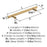 Caliber Zinc Champagne Bronze Cabinet Pull 11