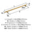 Caliber Zinc Champagne Bronze Cabinet Pull 8
