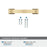 Candler Zinc Champagne Bronze Cabinet Pull 22