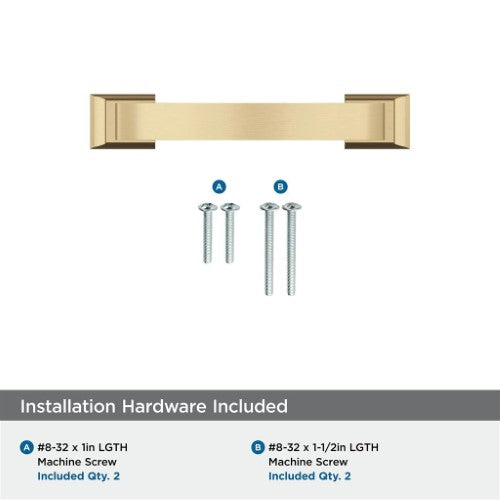 Candler Zinc Champagne Bronze Cabinet Pull 22
