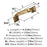 Candler Zinc Champagne Bronze Cabinet Pull 11