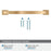 Candler Zinc Champagne Bronze Cabinet Pull 24