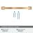 Candler Zinc Champagne Bronze Cabinet Pull 17