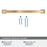 Candler Zinc Champagne Bronze Cabinet Pull 18