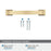 Candler Zinc Champagne Bronze Cabinet Pull 23