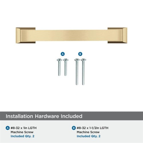 Candler Zinc Champagne Bronze Cabinet Pull 23