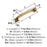 Candler Zinc Champagne Bronze Cabinet Pull 10