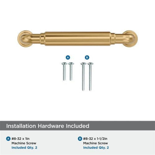 Coble Zinc Champagne Bronze Cabinet Pull 18