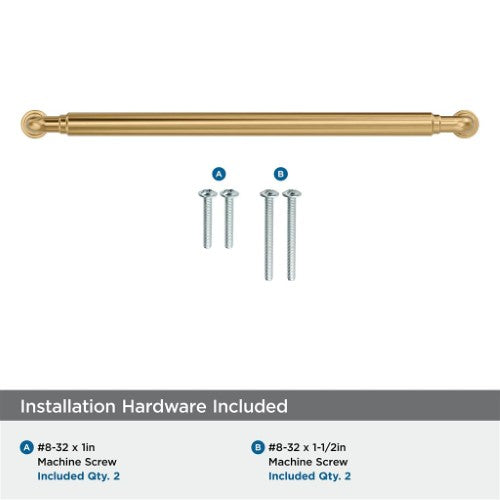 Coble Zinc Champagne Bronze Cabinet Pull 22
