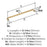 Coble Zinc Champagne Bronze Cabinet Pull 15