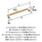 Collet Zinc Champagne Bronze Cabinet Pull 13