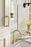 Cowrie Zinc Champagne Bronze Cabinet Pull 26