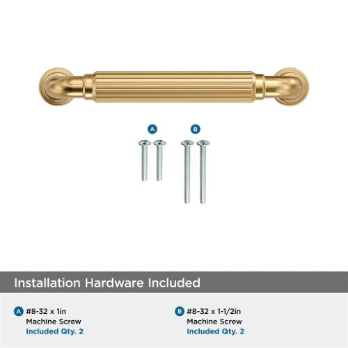 Cowrie Zinc Champagne Bronze Cabinet Pull 18