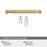 Cowrie Zinc Champagne Bronze Cabinet Pull 19
