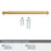Cowrie Zinc Champagne Bronze Cabinet Pull 21