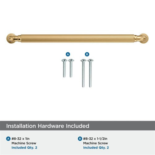 Cowrie Zinc Champagne Bronze Cabinet Pull 24
