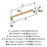Cowrie Zinc Champagne Bronze Cabinet Pull 16