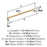 Cowrie Zinc Champagne Bronze Cabinet Pull 15