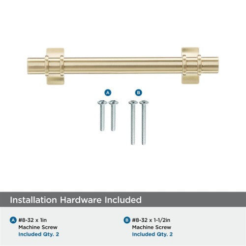 Davenport Zinc Champagne Bronze Cabinet Pull 39