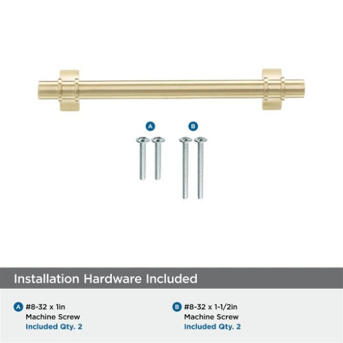 Davenport Zinc Champagne Bronze Cabinet Pull 40