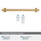 Davenport Zinc Champagne Bronze Cabinet Pull 22