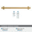 Davenport Zinc Champagne Bronze Cabinet Pull 17