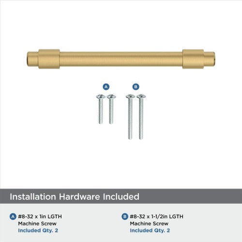 Destine Zinc Champagne Bronze Cabinet Pull 40