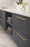 Destine Zinc Champagne Bronze Cabinet Pull 22