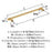 Destine Zinc Champagne Bronze Cabinet Pull 13