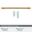 Destine Zinc Champagne Bronze Cabinet Pull 21