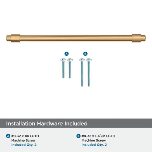 Destine Zinc Champagne Bronze Cabinet Pull 21