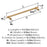 Destine Zinc Champagne Bronze Cabinet Pull 15