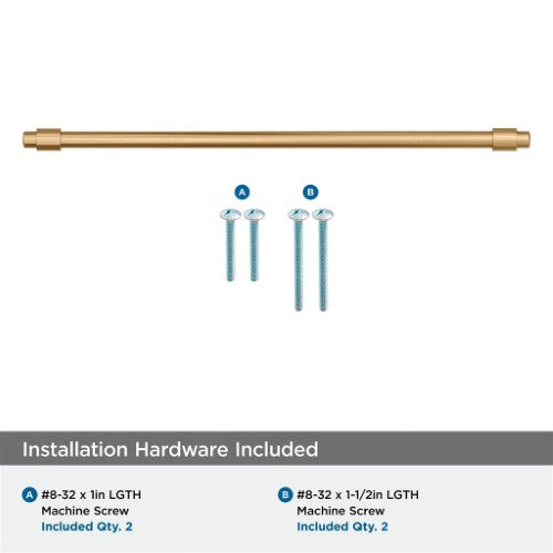 Destine Zinc Champagne Bronze Cabinet Pull 24