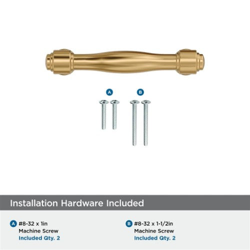 Enlivity Zinc Champagne Bronze Cabinet Pull 17
